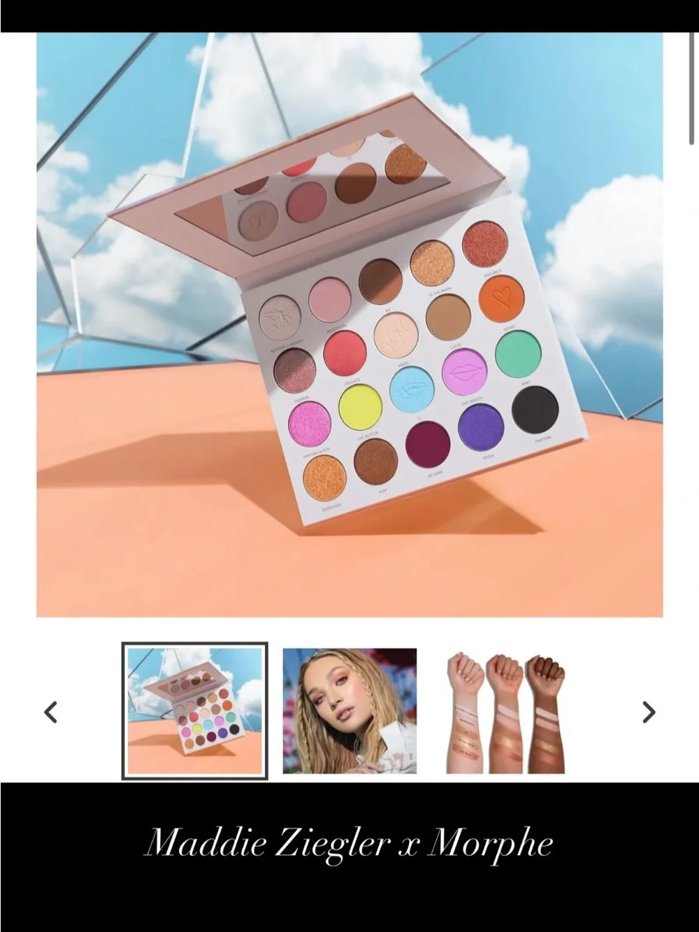 Morphe x Maddie Ziegler The Imagination Palette - Pink & Blue